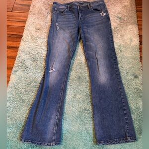 Women’s Aeropostale Chelsea blue jeans (size 10 short)